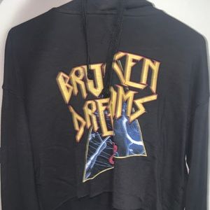 broken dreams cropped hoodie